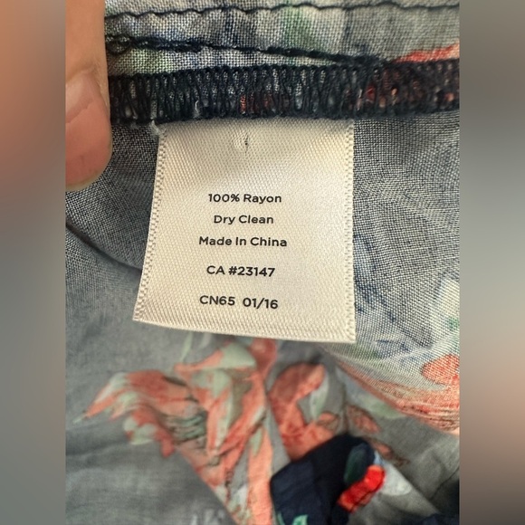 Talbots Floral V-Neck Maxi Dress size 8 - Picture 8 of 11